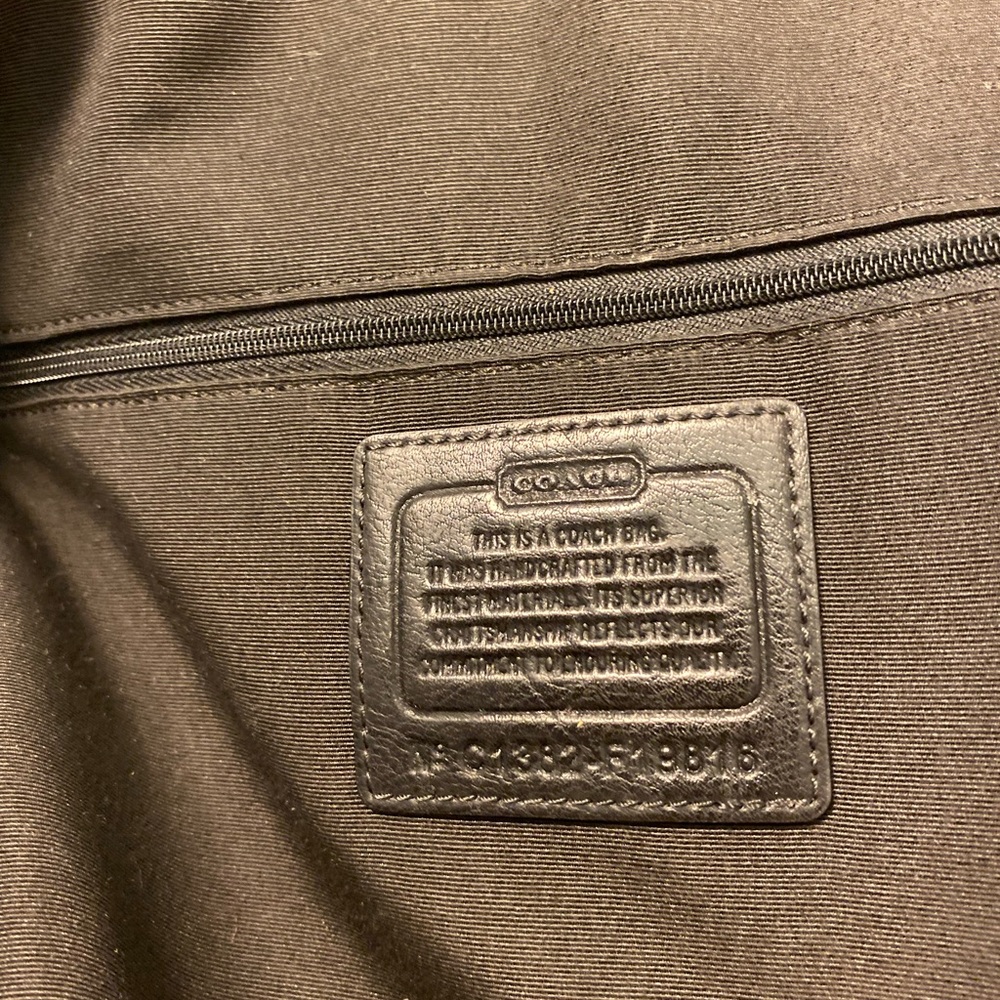 ENC Coach Peyton Signature Satchel Handbag - Picture 7 of 12